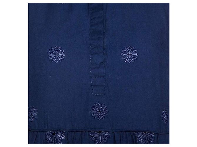 Diane Von Furstenberg Abito DvF blu scuro Kit con ricamo occhiello - vista 4