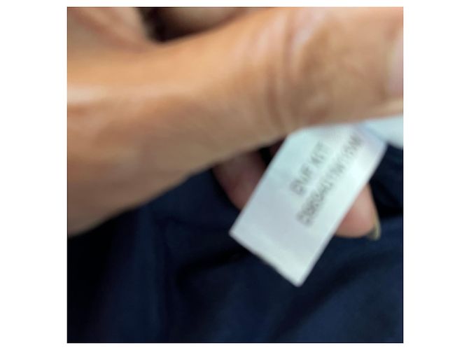 Diane Von Furstenberg Abito DvF blu scuro Kit con ricamo occhiello - vista 8