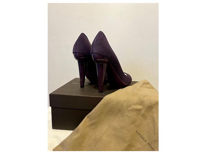 Bottega Veneta Pompe turbolenza in viola Porpora - vista 14