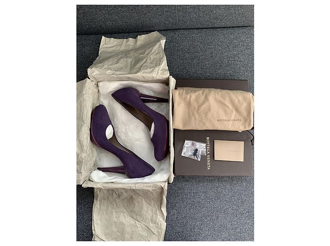 Bottega Veneta Pompe turbolenza in viola Porpora - vista 8