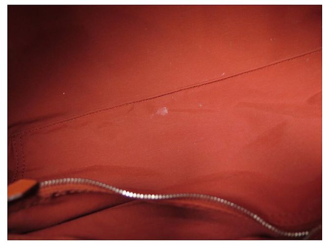 Hermès HERMES ACAPULCO MM CABAS EM LONA E BOLSA DE COURO LARANJA - vista 13