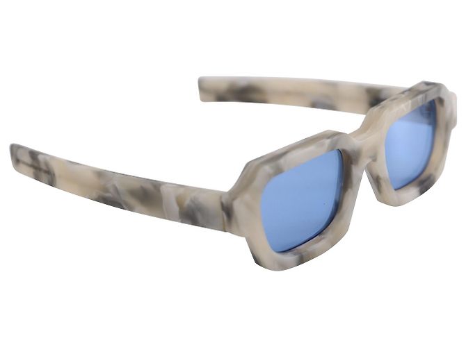 Autre Marque A-COLD-WALL* x Retrosuperfuture Cara Pebble Sunglasses in Ivory Acetate - view 2
