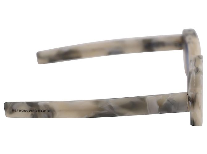 Autre Marque A-COLD-WALL* x Retrosuperfuture Cara Pebble Sunglasses in Ivory Acetate - view 3
