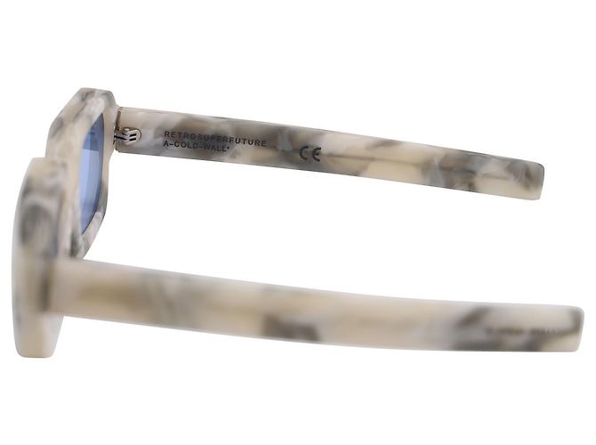 Autre Marque A-COLD-WALL* x Retrosuperfuture Cara Pebble Sunglasses in Ivory Acetate - view 5