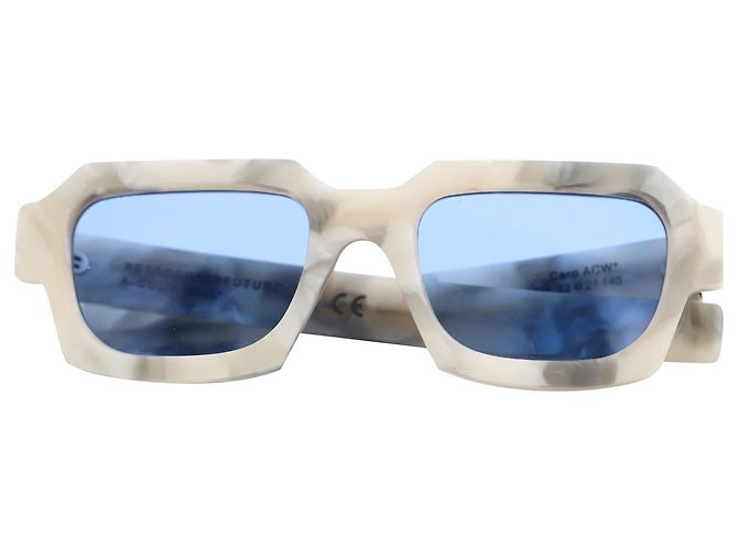 Autre Marque A-COLD-WALL* x Retrosuperfuture Cara Pebble Sunglasses in Ivory Acetate - view 6