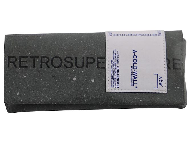 Autre Marque A-COLD-WALL* x Retrosuperfuture Cara Pebble Sunglasses in Ivory Acetate - view 7