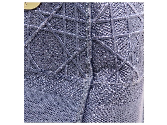 Dior Viola Media Tela Cannage Lady D Lite Porpora - vista 3