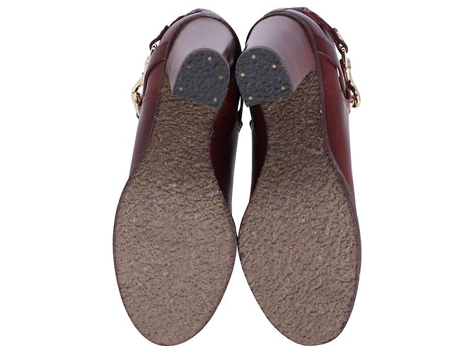 Botines Mulberry Dorset en Piel Burdeos - vista 5
