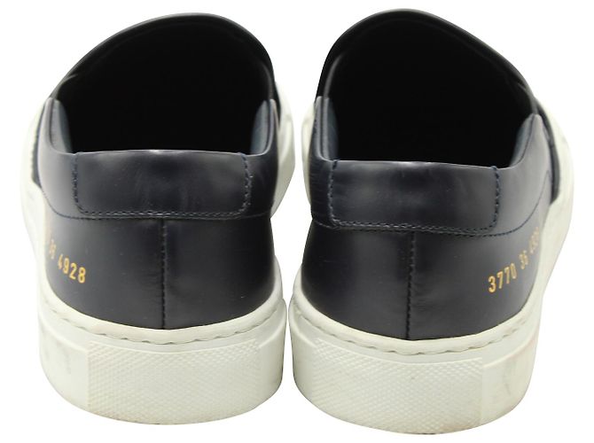 Autre Marque Sneakers Slip On Common Projects in Pelle Nera Nero - vista 5