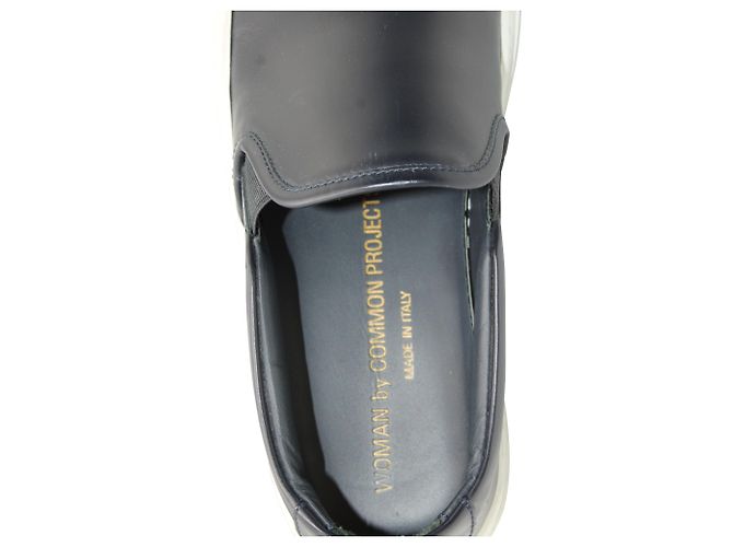 Autre Marque Sneakers Slip On Common Projects in Pelle Nera Nero - vista 6