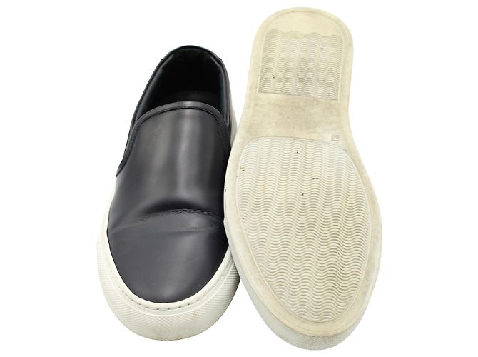 Autre Marque Sneakers Slip On Common Projects in Pelle Nera Nero - vista 9