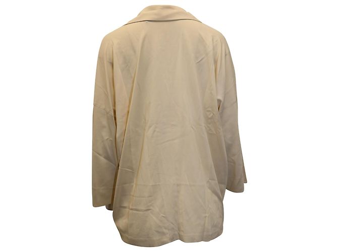 Vince Long Sleeve Flowy Blouse in Beige Viscose  Brown - view 3