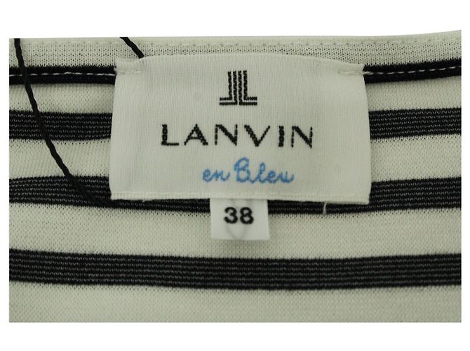 Top a righe Lanvin in rayon multicolor Stampa python - vista 4