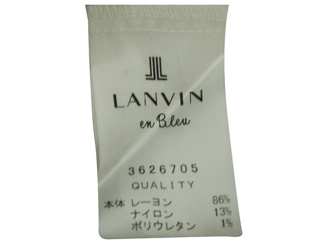 Top a righe Lanvin in rayon multicolor Stampa python - vista 5