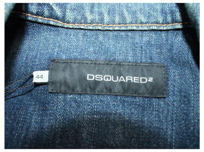 Dsquared2 Giacca di jeans con ricamo Blu - vista 4