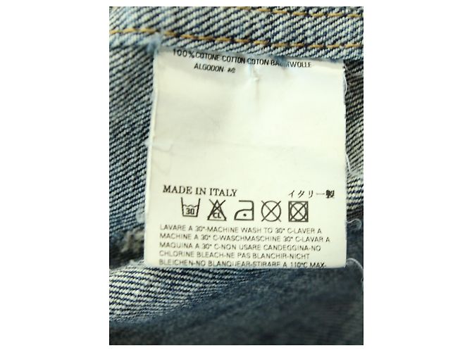 Dsquared2 Giacca di jeans con ricamo Blu - vista 5