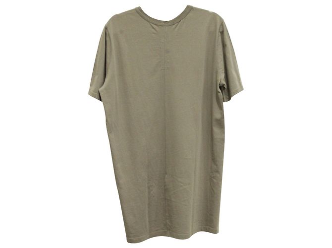 Camiseta de algodón marrón con logo de cuello redondo UFW de Rick Owens - vista 2