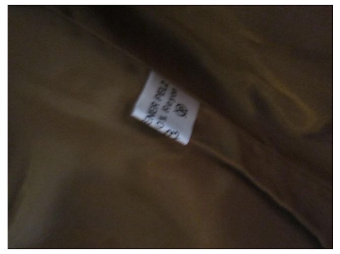 Autre Marque Chaqueta de pelo natural naranja - vista 5