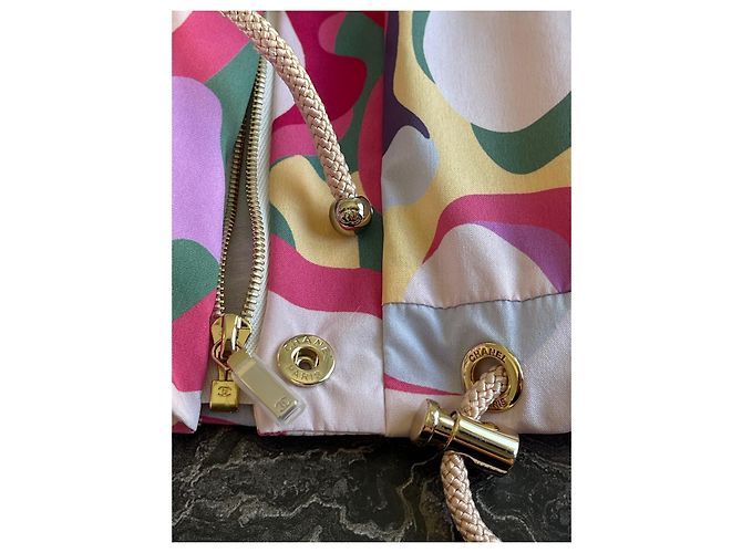 Chaqueta de seda estampada Chanel Spring 2021 Multicolor - vista 10