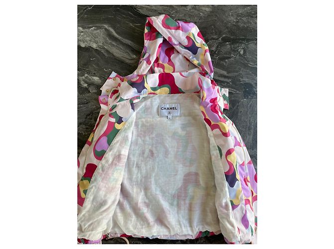 Chaqueta de seda estampada Chanel Spring 2021 Multicolor - vista 12