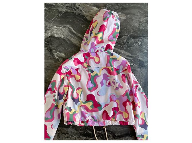 Chaqueta de seda estampada Chanel Spring 2021 Multicolor - vista 13