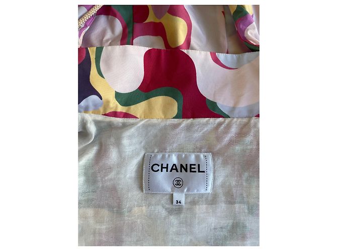 Chaqueta de seda estampada Chanel Spring 2021 Multicolor - vista 14