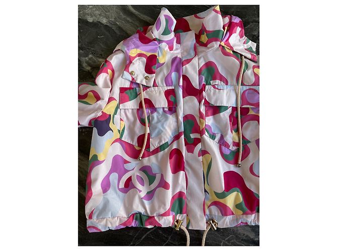 Chaqueta de seda estampada Chanel Spring 2021 Multicolor - vista 5