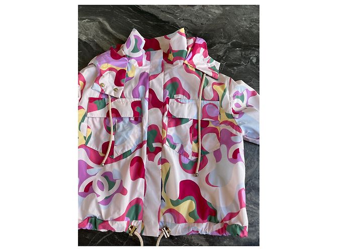 Chaqueta de seda estampada Chanel Spring 2021 Multicolor - vista 6