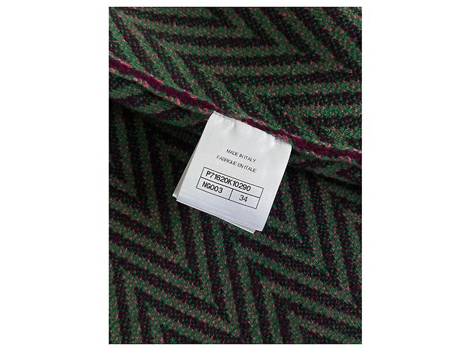 Chanel CC Kleid Lila Kaschmir - Ansicht 10