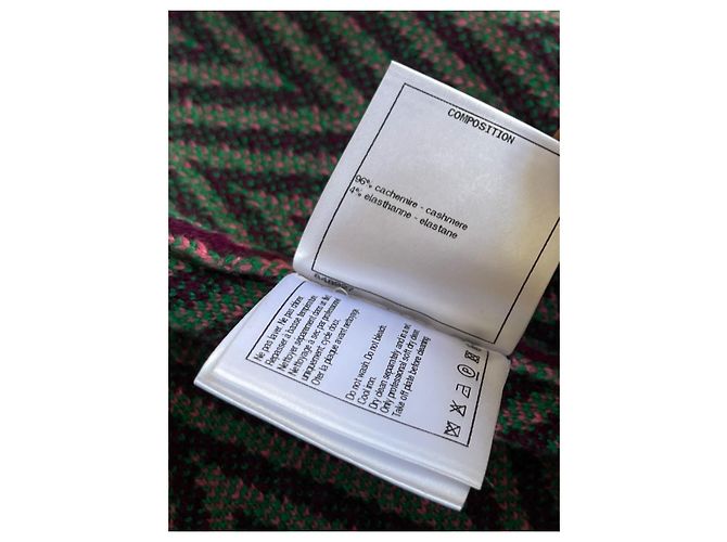 Chanel CC Kleid Lila Kaschmir - Ansicht 11