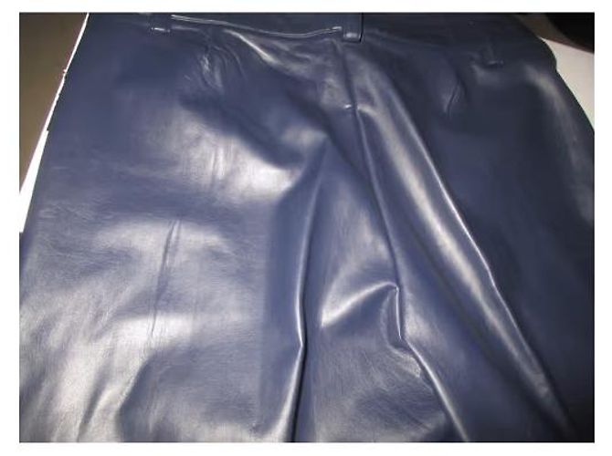 Autre Marque Manigance Hose Marineblau Polyurethan - Ansicht 5