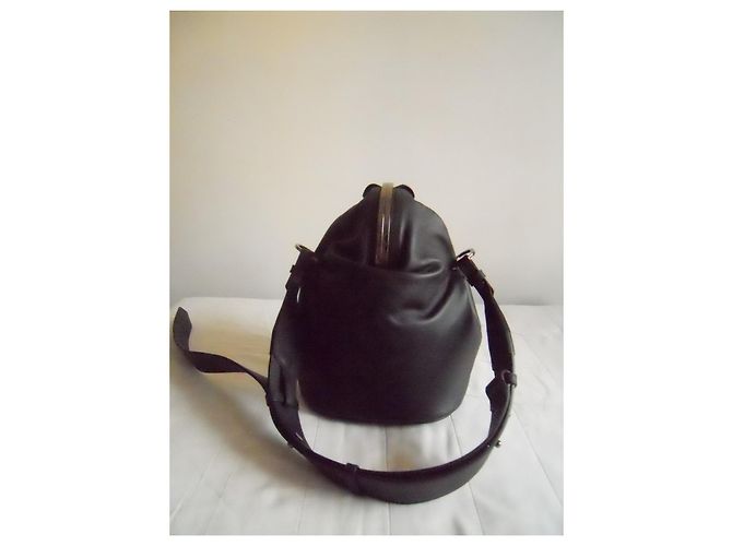 MAX MARA borsa a mano in vera pelle Nero - vista 14