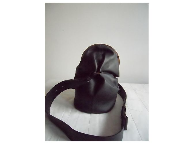 MAX MARA borsa a mano in vera pelle Nero - vista 2