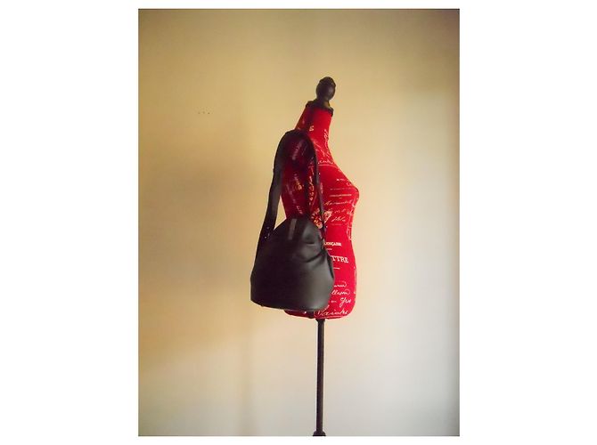 MAX MARA borsa a mano in vera pelle Nero - vista 20