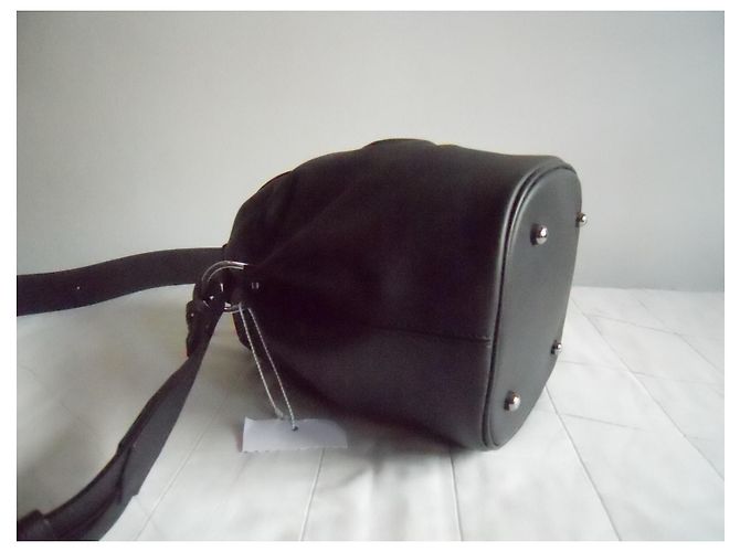 MAX MARA borsa a mano in vera pelle Nero - vista 5