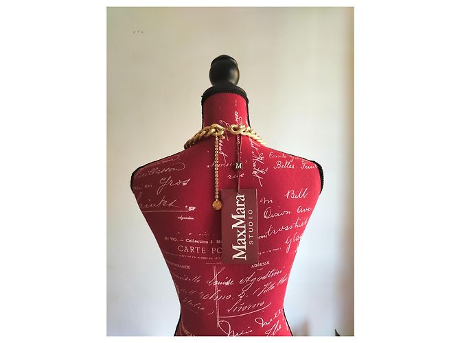 MAX MARA'S Collana in metallo con catena dorata D'oro - vista 12