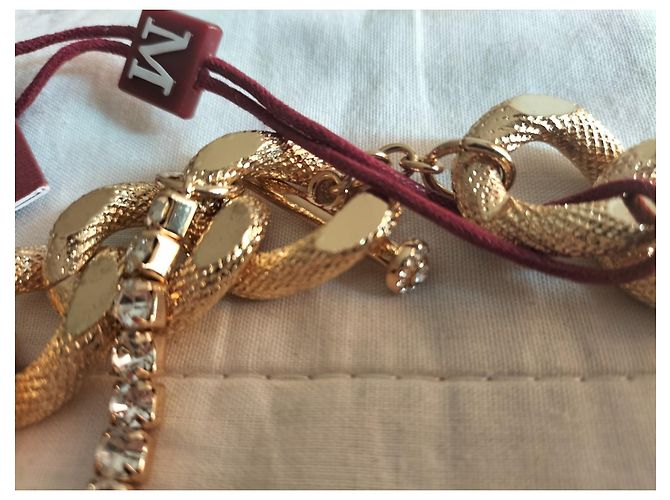 MAX MARA'S Collana in metallo con catena dorata D'oro - vista 3