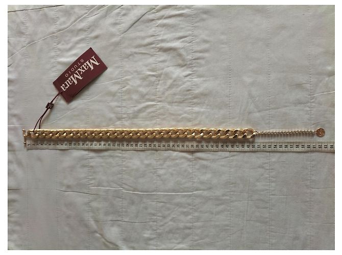 MAX MARA'S Collana in metallo con catena dorata D'oro - vista 5