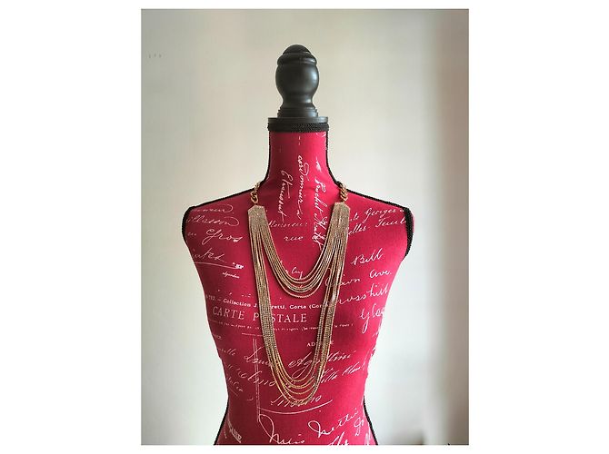Weekend Max Mara MAX MARA'S Collana in metallo dorato D'oro - vista 10