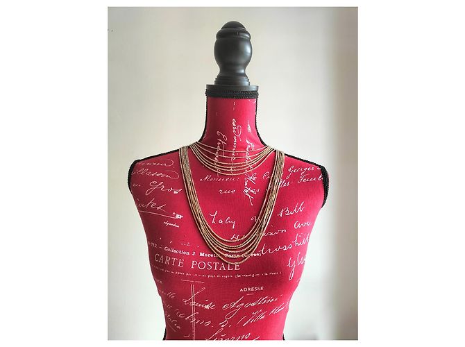 Weekend Max Mara MAX MARA'S Collana in metallo dorato D'oro - vista 13