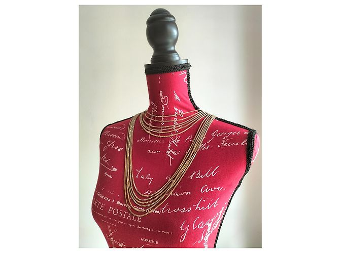 Weekend Max Mara MAX MARA'S Collana in metallo dorato D'oro - vista 14