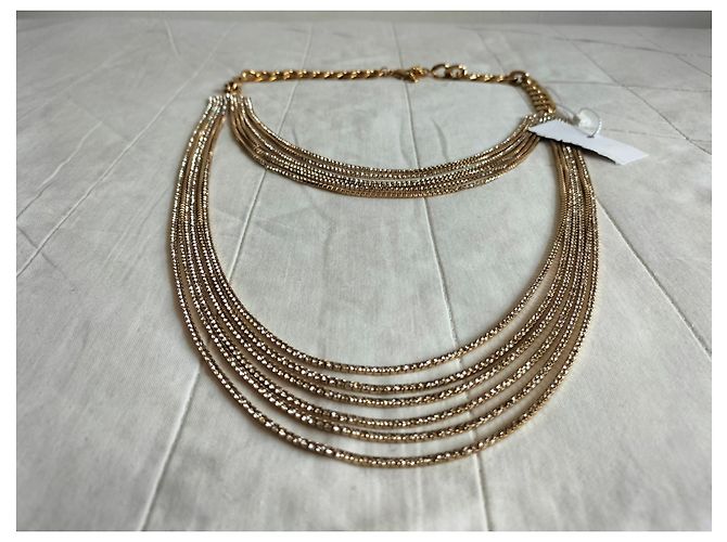 Weekend Max Mara MAX MARA'S Collana in metallo dorato D'oro - vista 8