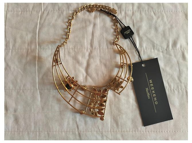 Weekend Max Mara MAX MARA Weekend Collana in metallo dorato D'oro - vista 2