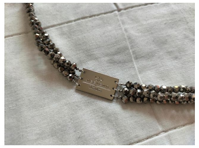 Weekend Max Mara MAX MARA Collana di perle finte Weekend Grigio - vista 2
