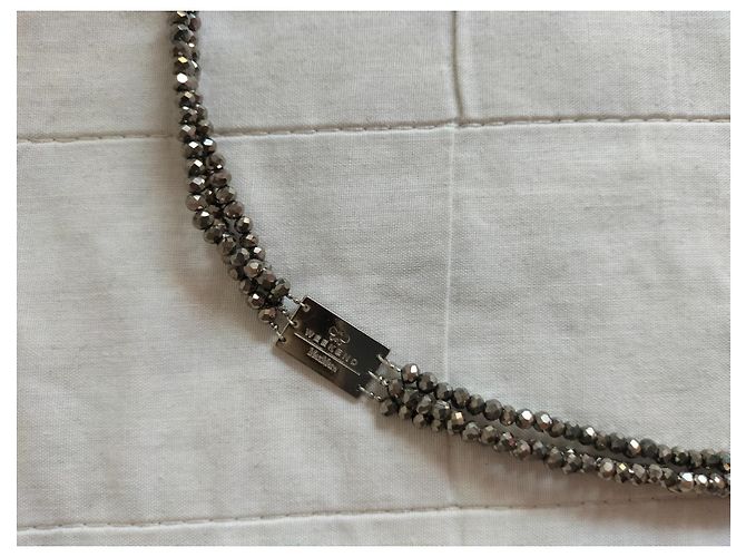 Weekend Max Mara MAX MARA Collana di perle finte Weekend Grigio - vista 3