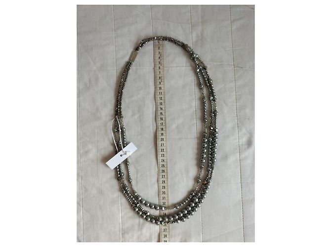 Weekend Max Mara MAX MARA Collana di perle finte Weekend Grigio - vista 6