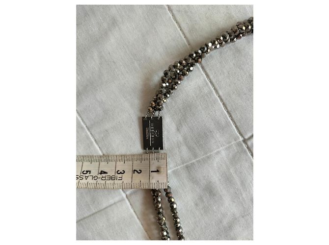 Weekend Max Mara MAX MARA Collana di perle finte Weekend Grigio - vista 7