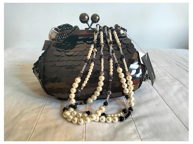 Weekend Max Mara MAX MARA Collana di perle finte Weekend Nero Bianco - vista 5