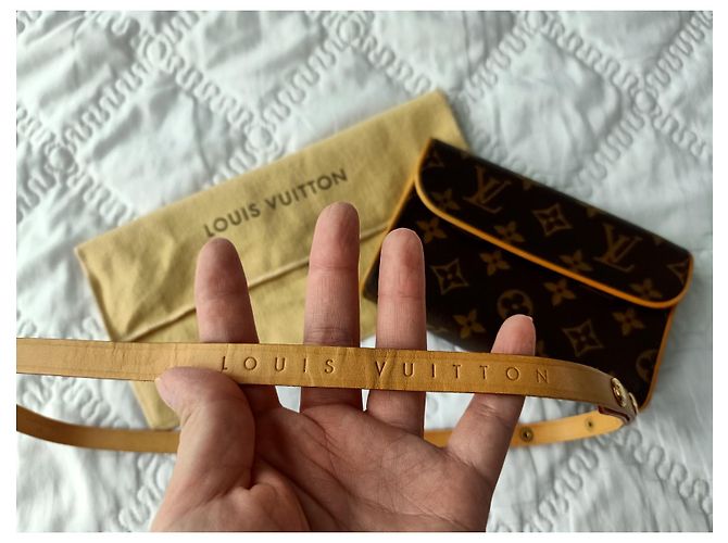 Louis Vuitton Pochette Florentine Marrone - vista 6