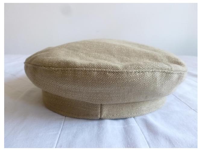 MAX MARA brandneue Schiebermütze Beige - Ansicht 4